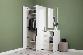 ЭЙР прихожая (модульная) Белый Шагрень в Дегтярске - degtyarsk.ok-mebel.com | фото 24