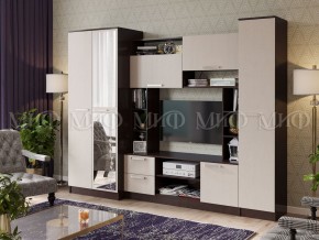 ФЛОРА Стенка (2700) ЛДСП (Дуб Беленый/Венге) в Дегтярске - degtyarsk.ok-mebel.com | фото