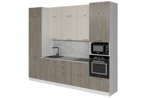 ФЬЮДЖИ Кухонный гарнитур Экстра (3000 мм) в Дегтярске - degtyarsk.ok-mebel.com | фото 4