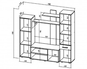 ИБИЦА Гостиная (ЯШС/ЯШТ) в Дегтярске - degtyarsk.ok-mebel.com | фото 2