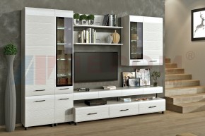 Гостиная Камелия Композиция 1 (Снежный ясень) в Дегтярске - degtyarsk.ok-mebel.com | фото