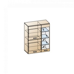 Гостиная Камелия Композиция 6 (Ясень Асахи) в Дегтярске - degtyarsk.ok-mebel.com | фото 2