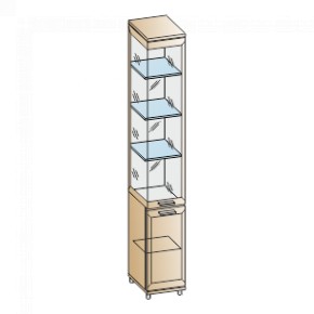 Гостиная Мелисса Композиция 12 (Ясень Асахи) в Дегтярске - degtyarsk.ok-mebel.com | фото 7