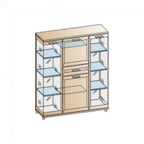 Гостиная Мелисса Композиция 6 (Акация Молдау) в Дегтярске - degtyarsk.ok-mebel.com | фото 2