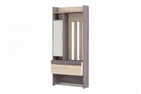 ГРЕТТА Прихожая (дуб сонома/ясень черный) в Дегтярске - degtyarsk.ok-mebel.com | фото 3