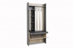ГРЕТТА Прихожая (дуб сонома/ясень черный) в Дегтярске - degtyarsk.ok-mebel.com | фото 10
