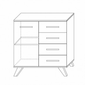 Комод 900 Вега Скандинавия в Дегтярске - degtyarsk.ok-mebel.com | фото 8