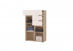 Комод АНТАЛИЯ (Сонома/Белый софт) в Дегтярске - degtyarsk.ok-mebel.com | фото 2