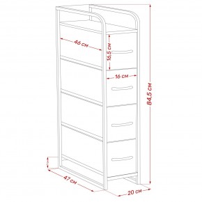Комод Leset Ноа узкий 4 ящика в Дегтярске - degtyarsk.ok-mebel.com | фото 9