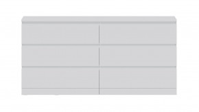 Комод Варма 6Д большой с шестью выдвижными ящиками, цвет белый в Дегтярске - degtyarsk.ok-mebel.com | фото 2