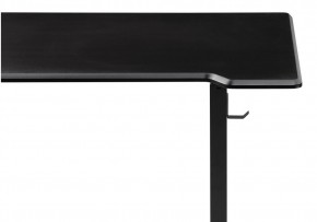 Компьютерный стол Маркос с механизмом подъема 140х80х75 черный / шагрень черная в Дегтярске - degtyarsk.ok-mebel.com | фото 8
