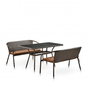Комплект мебели из иск. ротанга T286A/S139A-W53 Brown в Дегтярске - degtyarsk.ok-mebel.com | фото 2