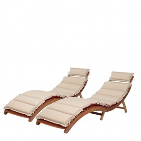 Комплект шезлонги и столик AFM-803A-T133 Beige (2+1) в Дегтярске - degtyarsk.ok-mebel.com | фото 2