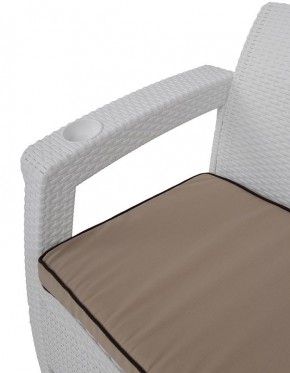 Комплект уличной мебели Yalta Premium Terrace Set (Ялта) белый (+подушки под спину) в Дегтярске - degtyarsk.ok-mebel.com | фото 5