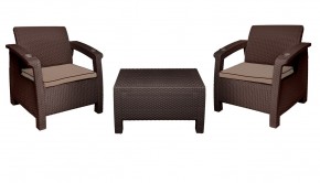 Комплект уличной мебели Yalta Premium Terrace Set (Ялта) шоколадый (+подушки под спину) в Дегтярске - degtyarsk.ok-mebel.com | фото 8