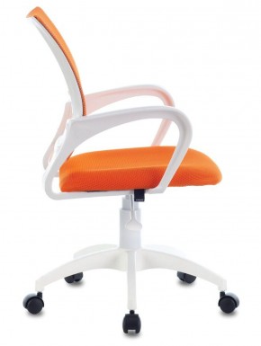Кресло BRABIX "Fly MG-396W", пластик белый, сетка, оранжевое, 532401, MG-396W_532401 в Дегтярске - degtyarsk.ok-mebel.com | фото 3