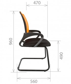 Кресло для оператора CHAIRMAN 696 V (ткань TW-11/сетка TW-04) в Дегтярске - degtyarsk.ok-mebel.com | фото 4