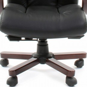 Кресло для руководителя Chairman 421 черный/орех темный, черный в Дегтярске - degtyarsk.ok-mebel.com | фото 4