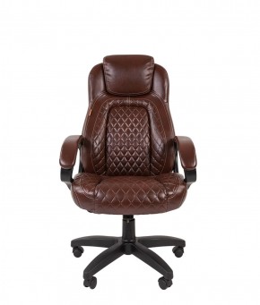 Кресло для руководителя  CHAIRMAN 432 (Экокожа коричневая) в Дегтярске - degtyarsk.ok-mebel.com | фото 2