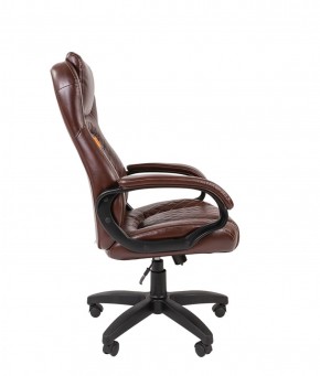 Кресло для руководителя  CHAIRMAN 432 (Экокожа коричневая) в Дегтярске - degtyarsk.ok-mebel.com | фото 3