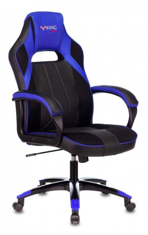 Кресло игровое Бюрократ VIKING 2 AERO BLUE черный/синий в Дегтярске - degtyarsk.ok-mebel.com | фото 1