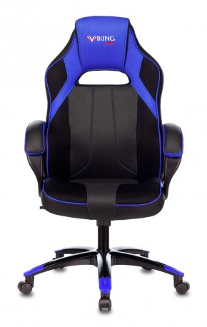 Кресло игровое Бюрократ VIKING 2 AERO BLUE черный/синий в Дегтярске - degtyarsk.ok-mebel.com | фото 2