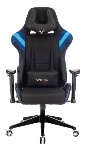 Кресло игровое Бюрократ VIKING 4 AERO BLUE черный/синий в Дегтярске - degtyarsk.ok-mebel.com | фото 3