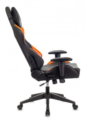 Кресло игровое Бюрократ VIKING 5 AERO ORANGE черный/оранжевый в Дегтярске - degtyarsk.ok-mebel.com | фото 2