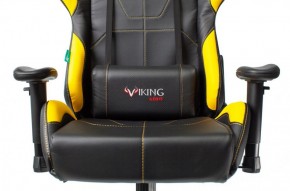 Кресло игровое Бюрократ VIKING 5 AERO YELLOW черный/желтый в Дегтярске - degtyarsk.ok-mebel.com | фото 7