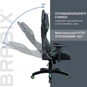 Кресло компьютерное BRABIX "GT Carbon GM-120" (черное/зеленое) 531929 в Дегтярске - degtyarsk.ok-mebel.com | фото 2