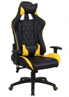 Кресло компьютерное BRABIX "GT Master GM-110" (черное/желтое) 531927 в Дегтярске - degtyarsk.ok-mebel.com | фото