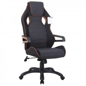 Кресло компьютерное BRABIX Techno Pro GM-003 (ткань черное/серое, вставки оранжевые) 531813 в Дегтярске - degtyarsk.ok-mebel.com | фото