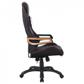 Кресло компьютерное BRABIX Techno Pro GM-003 (ткань черное/серое, вставки оранжевые) 531813 в Дегтярске - degtyarsk.ok-mebel.com | фото 3