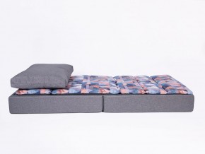 Кресло-кровать бескаркасное Харви (коричневый-геометрия браун) в Дегтярске - degtyarsk.ok-mebel.com | фото 3