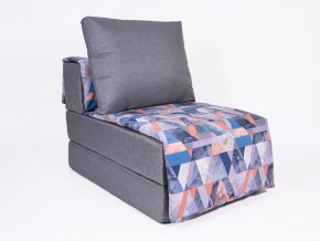 Кресло-кровать бескаркасное Харви (серый-сноу деним) в Дегтярске - degtyarsk.ok-mebel.com | фото 1
