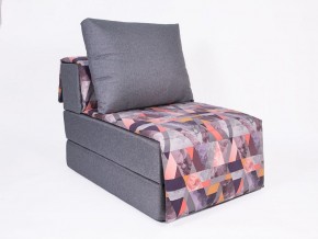 Кресло-кровать бескаркасное Харви (серый-сноу манго) в Дегтярске - degtyarsk.ok-mebel.com | фото