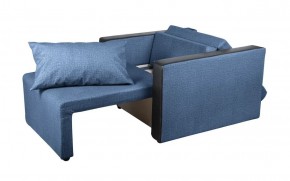 Кресло-кровать Милена с подлокотниками (синий) Велюр в Дегтярске - degtyarsk.ok-mebel.com | фото 2