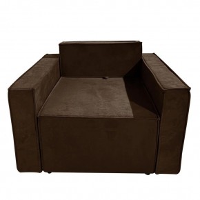 Кресло-кровать Принц КК1-ВК (велюр коричневый) в Дегтярске - degtyarsk.ok-mebel.com | фото
