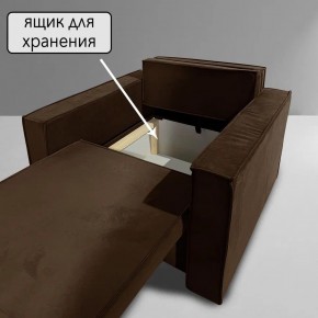 Кресло-кровать Принц КК1-ВК (велюр коричневый) в Дегтярске - degtyarsk.ok-mebel.com | фото 6