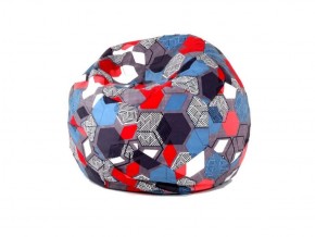 Кресло-мешок Мяч M (Geometry Slate) в Дегтярске - degtyarsk.ok-mebel.com | фото