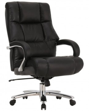 Кресло офисное BRABIX PREMIUM "Bomer HD-007" (рециклированная кожа, хром, черное) 531939 в Дегтярске - degtyarsk.ok-mebel.com | фото 1