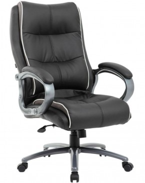 Кресло офисное BRABIX PREMIUM "Strong HD-009" (экокожа черная, ткань серая) 531945 в Дегтярске - degtyarsk.ok-mebel.com | фото 1