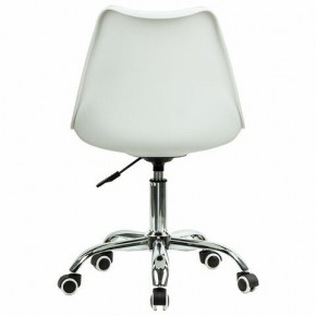 Кресло стул BRABIX "Eames MG-310 CH", хром, пластик белый, ткань серая, 532924 в Дегтярске - degtyarsk.ok-mebel.com | фото 4