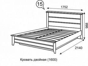 Кровать 1600 с ПМ София 15 в Дегтярске - degtyarsk.ok-mebel.com | фото 3