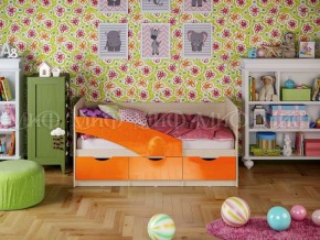 Кровать Бабочки (Оранжевый металлик) 1800 в Дегтярске - degtyarsk.ok-mebel.com | фото