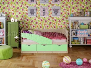 Кровать Бабочки (Салатовый матовый) 1600 в Дегтярске - degtyarsk.ok-mebel.com | фото