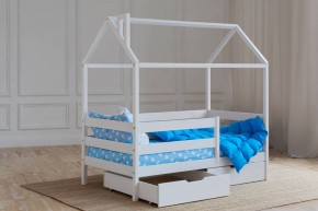 Кровать-домик 80*190 Белый в Дегтярске - degtyarsk.ok-mebel.com | фото 4