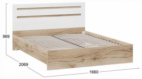 Кровать двуспальная Фьюжн ТД-260.01.03 в Дегтярске - degtyarsk.ok-mebel.com | фото 3