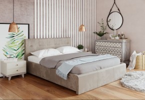 Кровать Изабелла с латами Newtone light beige 1400x2000 в Дегтярске - degtyarsk.ok-mebel.com | фото 2