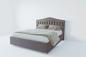 Кровать Нягань с ПМ 1200 (велюр темно-серый) в Дегтярске - degtyarsk.ok-mebel.com | фото 2